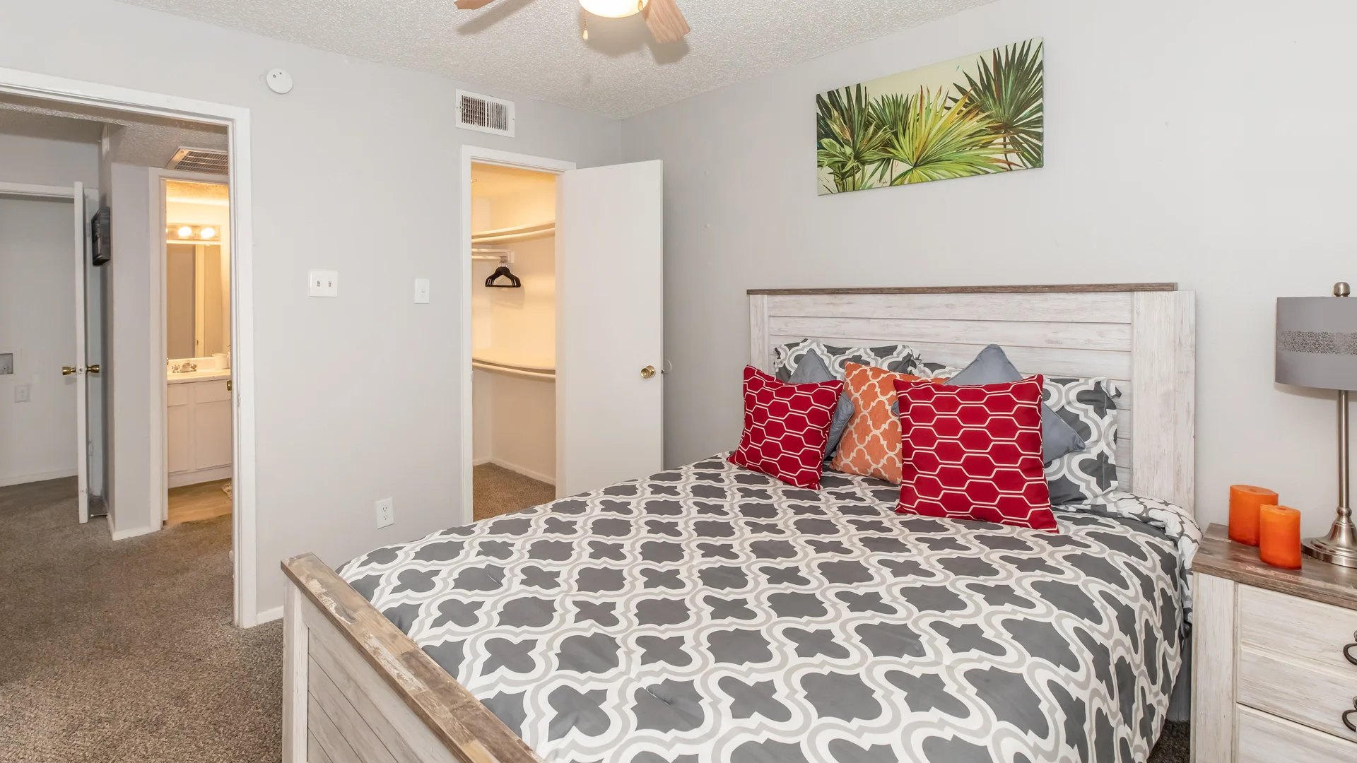 Bedroom inside an Interlace apartment